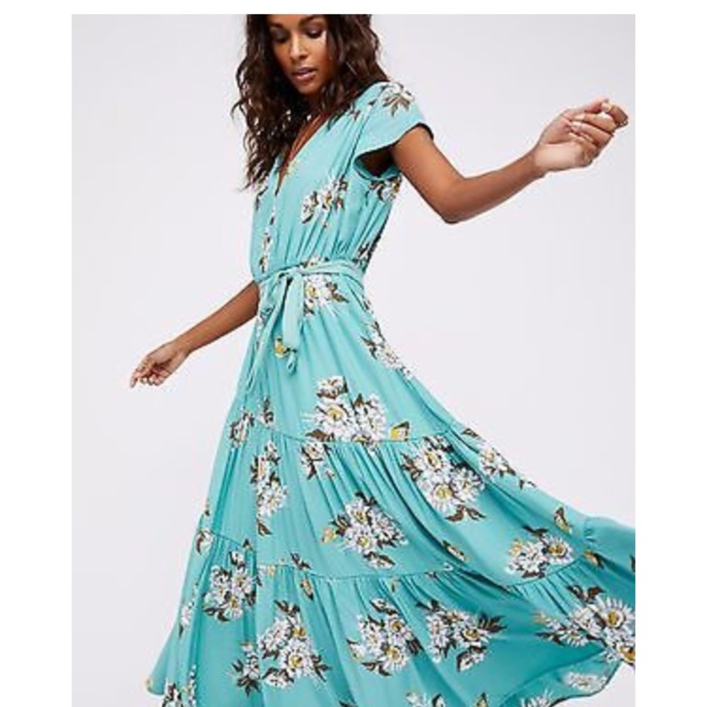 Free people all I got printed maxi dress